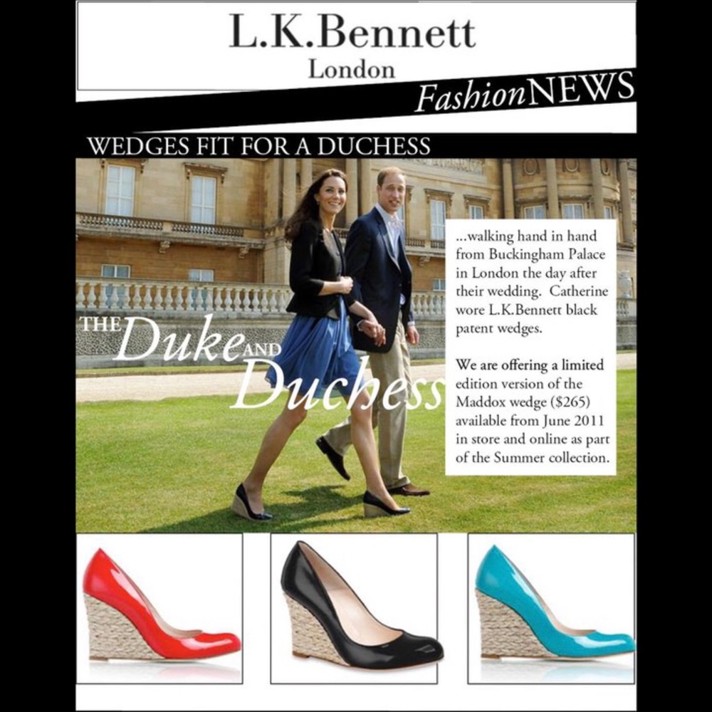 ~Repli-Kate~ L.K. Bennett London Maddox Wedge